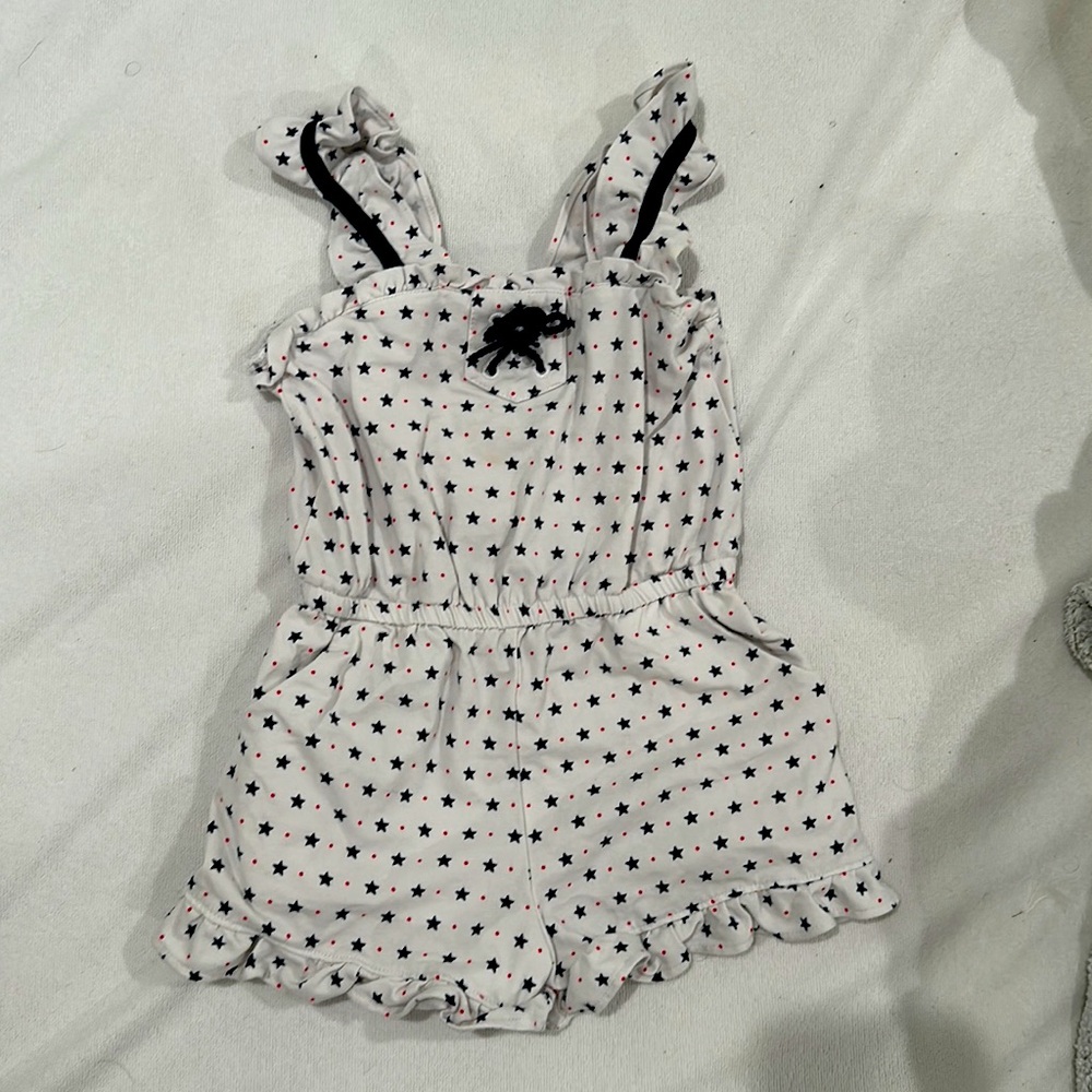 Janie and Jack size 4 4th of July romper